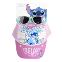 Set Gorra y Gafas Stitch Relax Rosa Niña