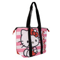 Bolso de Playa Hello Kitty Rosa a Rayas