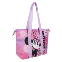 Bolso de Playa Minnie Mouse Rosa Burbujas