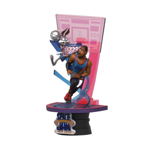 Figura Dstage Space Jam 2 Bugs Bunny y Lebron James Diorama