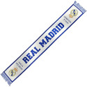 Bufanda Real Madrid ¡Hala Madrid! Blanca y Azul