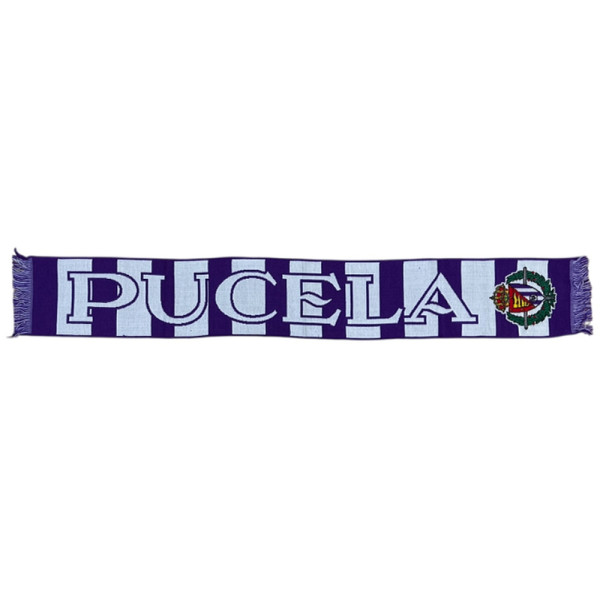 Bufanda Real Valladolid CF Pucela Letras Blancas