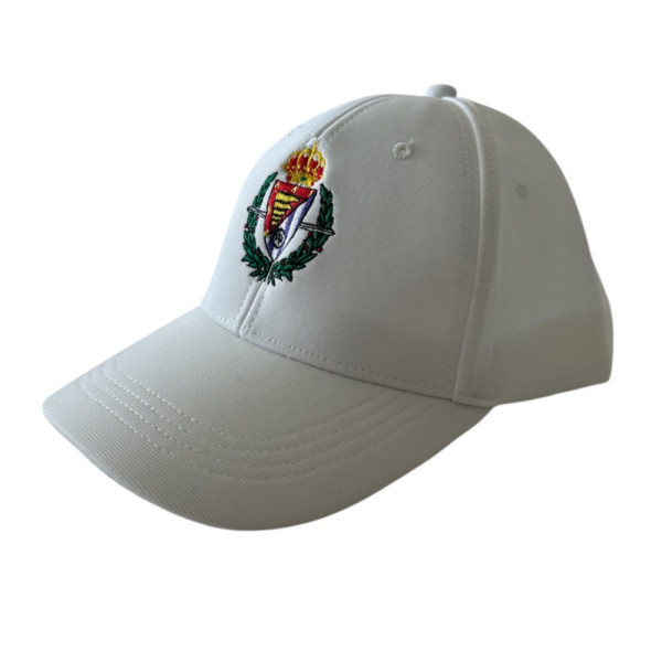 Gorra Real Valladolid CF Blanca Escudo Hombre