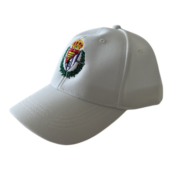 Gorra Real Valladolid CF Blanca Escudo Junior