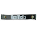 Bufanda Real Betis Franjas Verticales Gris y Negro