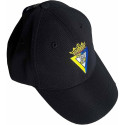 Gorra Cádiz CF Negro Escudo Fan Hombre