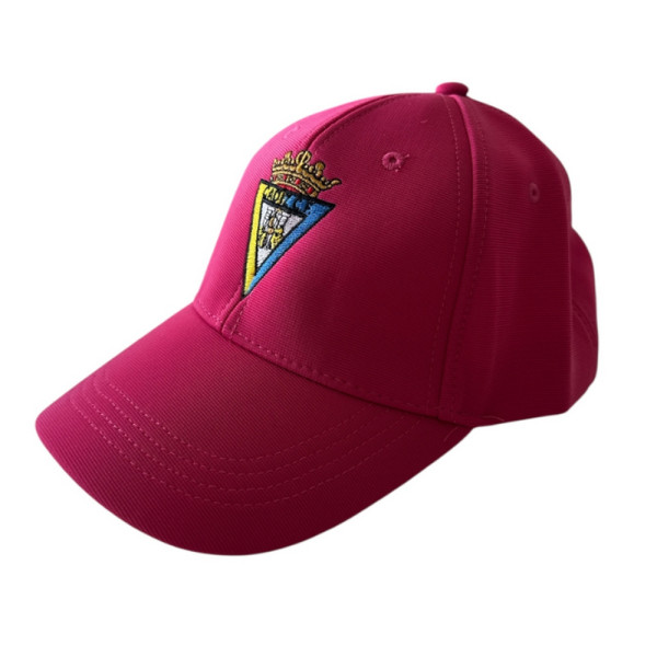 Gorra Cádiz CF Rosa Escudo Fan Hombre