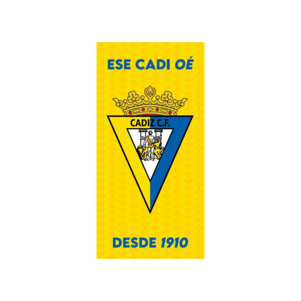 Toalla de Microfibra Cádiz CF Amarillo 180x90