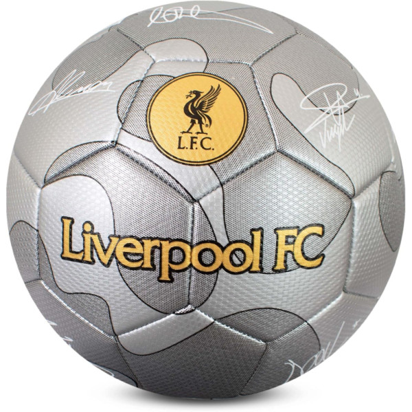 Balón Liverpool Grande Gris Firmas