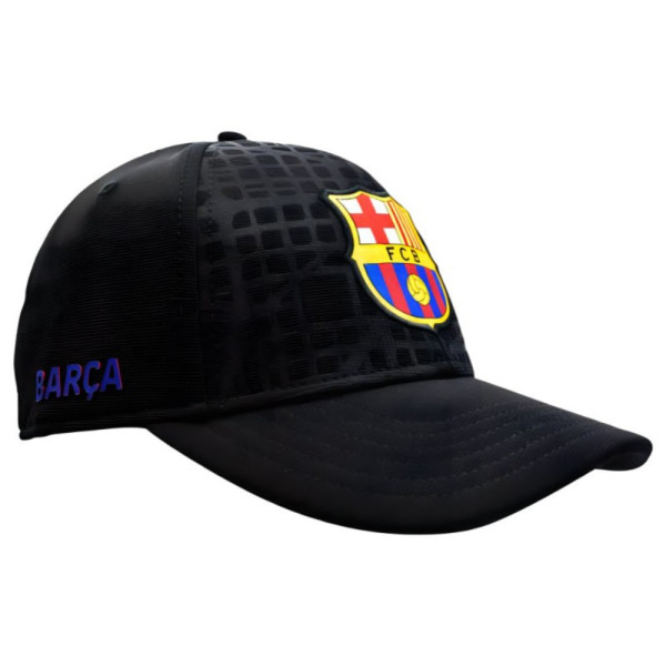Gorra FC Barcelona Negro Cross Niño