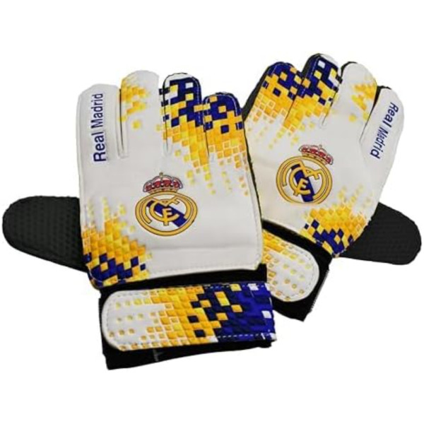 Guantes de Portero Real Madrid Pixel - Talla 10-12 Años