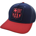 Gorra FC Barcelona Patch Azul Marino y Rojo Hombre