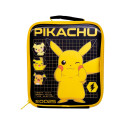 Bolsa Portaalimentos 3D Pokémon Pikachu Negro y Amarillo