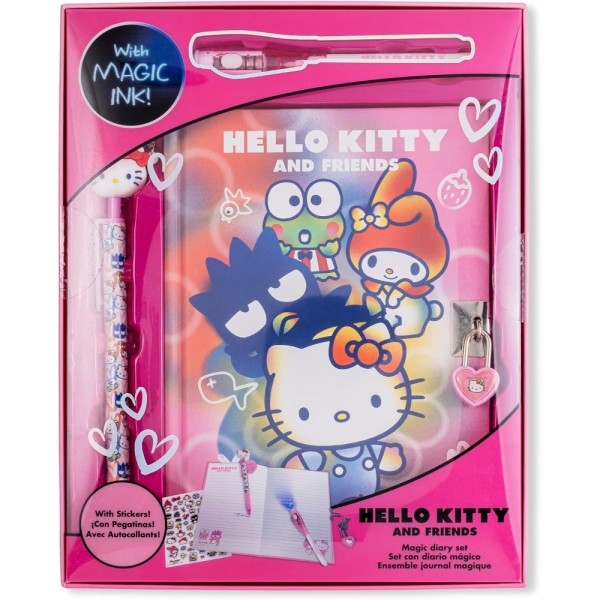 Diario Secreto Hello Kitty and Friends Bolígrafo Mágico A5