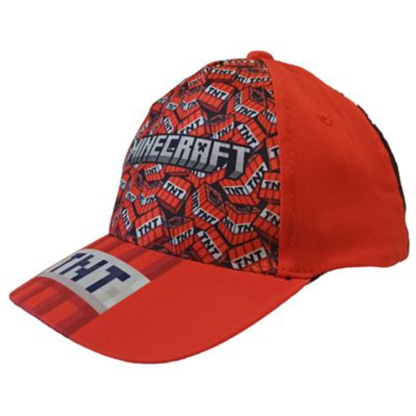 Gorra Minecraft TNT Rojo Niño