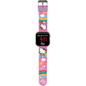 Reloj de Pulsera Led Hello Kitty Rosa Rainbow Niña