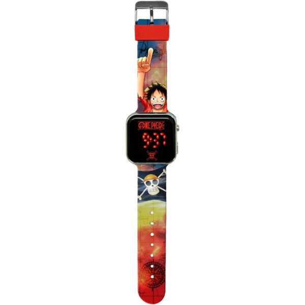 Reloj de Pulsera Led One Piece Maps Niño