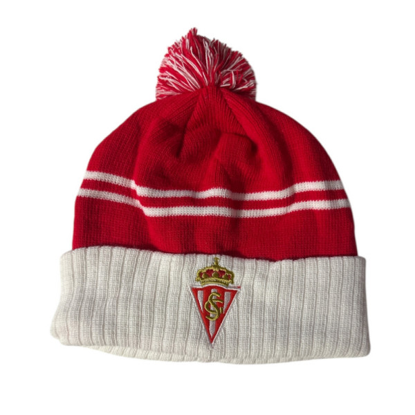 Gorro Real Sporting de Gijón Borla Adulto