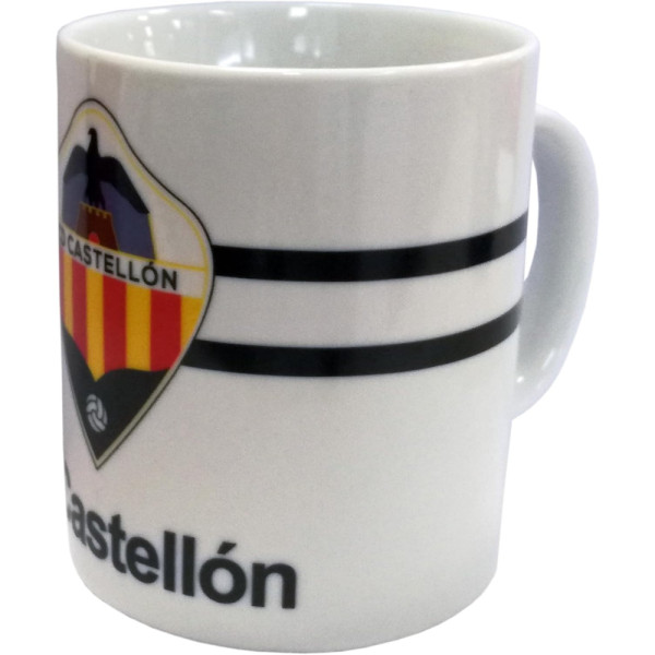 Taza de Cerámica CD Castellón Blanca Escudo Color 250 ML