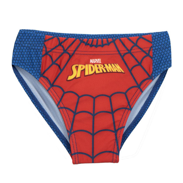 Bañador Slip Spiderman Logo Azul y Rojo Niño