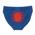 Bañador Slip Spiderman Logo Azul y Rojo Niño