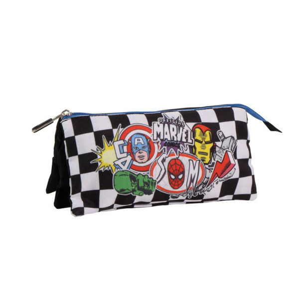 Estuche Portatodo Triple Avengers Marvel Race