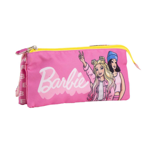 Estuche Portatodo Triple Barbie Friends