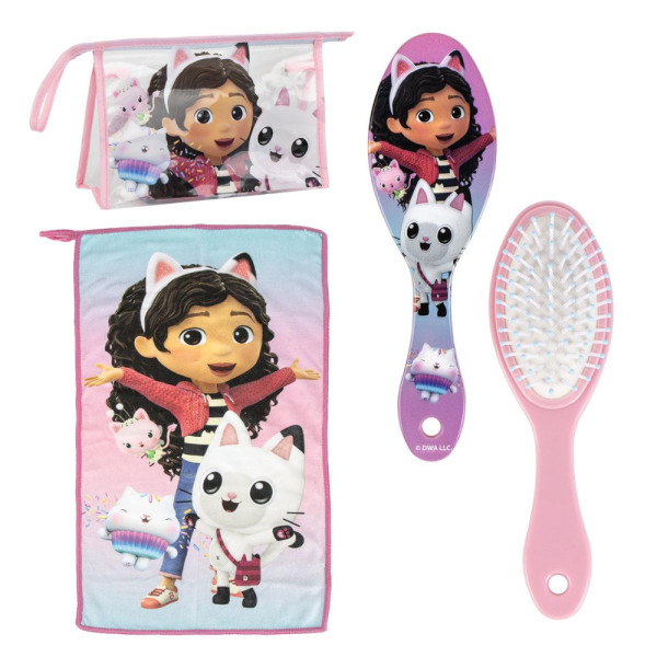 Set de Baño con Neceser La Casa de Muñecas de Gabby Pink