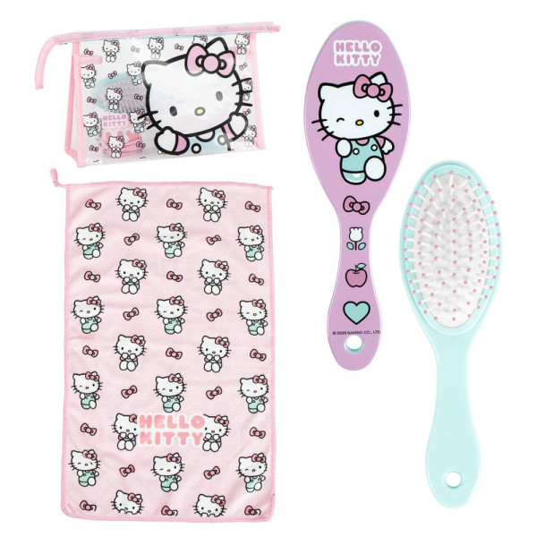 Set de Baño con Neceser Hello Kitty Faces