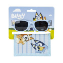 Set Gafas de Sol con Cartera a Juego Bluey Azul a Rayas Niño