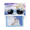 Set Gafas de Sol con Cartera a Juego Frozen Azul y Lila Niña