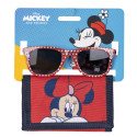 Set Gafas de Sol con Cartera a Juego Minnie Mouse Rojo Lunares Niña