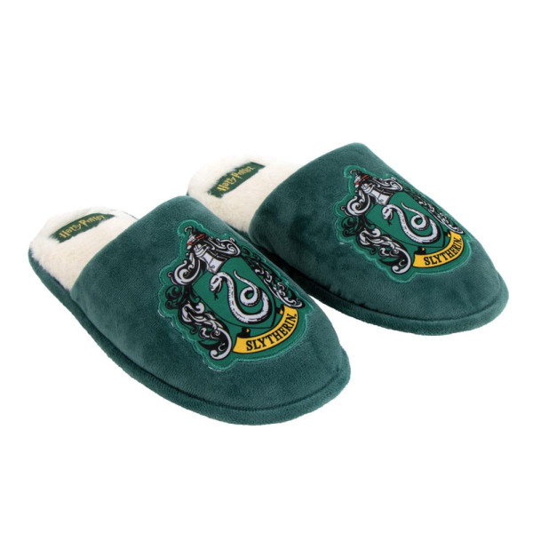 Zapatillas de Casa Harry Potter Slytherin Terciopelo Verde Hombre