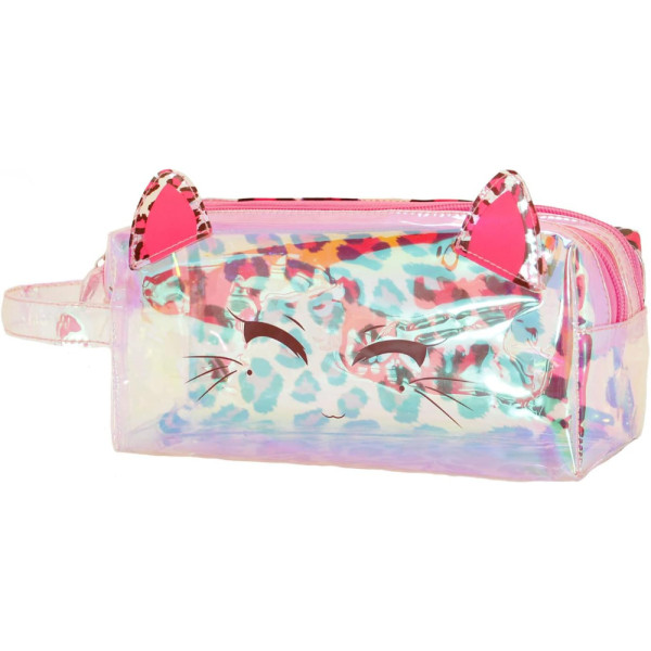 Estuche Portatodo con Asa Oh My Pop! Laser Feline