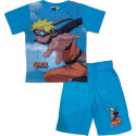 Pijama de Manga Corta Naruto Fight Azul Niño