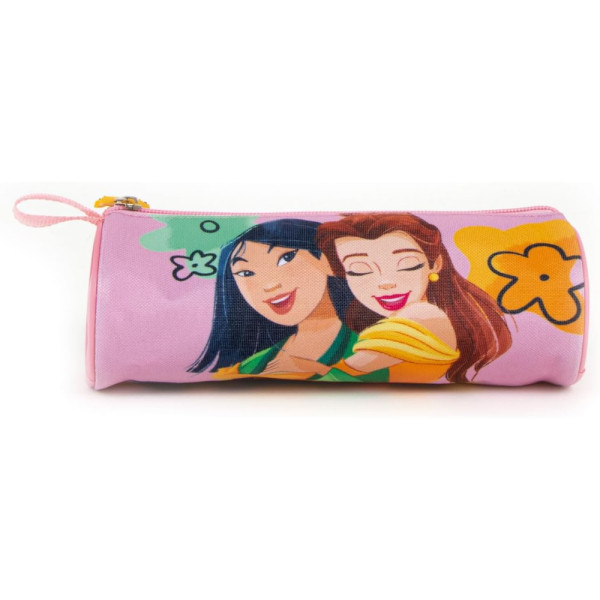 Estuche Portatodo Cilíndrico Princesas Friends