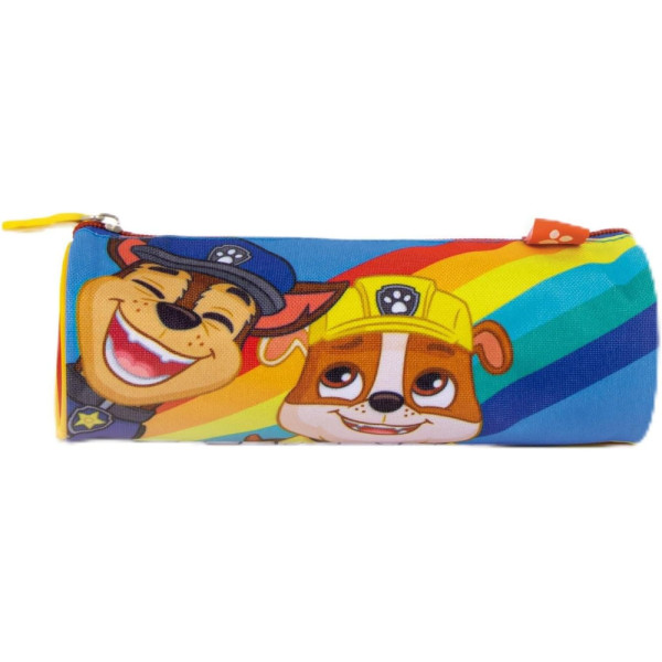 Estuche Portatodo Cilíndrico Patrulla Canina Rainbow