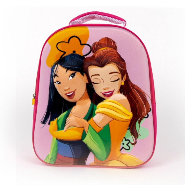 Mochila Guardería 3D Princesas Friends