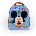 Mochila Guardería 3D Mickey Mouse Lets Go