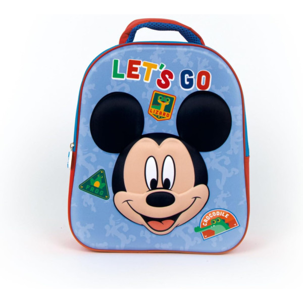 Mochila Guardería 3D Mickey Mouse Lets Go