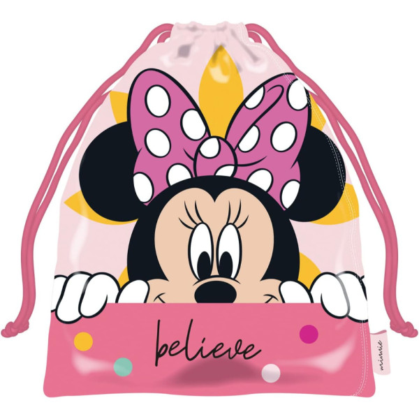 Saco Gymsack Para Merienda Minnie Mouse Believe