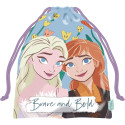 Saco Gymsack Para Merienda Frozen Brave and Bold