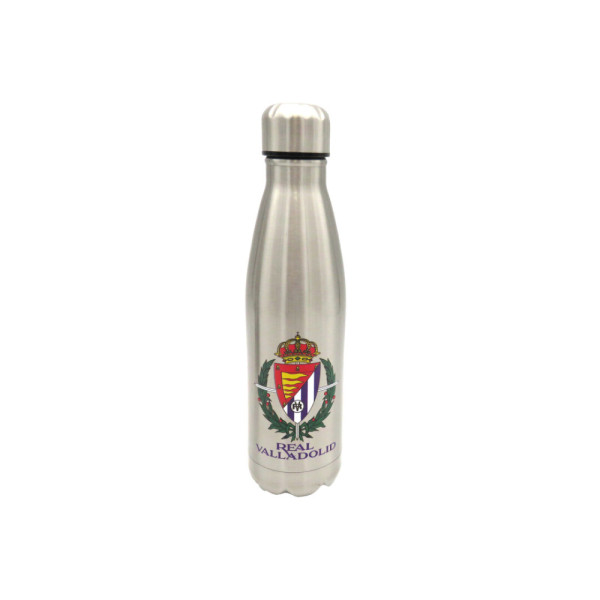 Botella de Acero Doble Pared Real Valladolid CF Plateada 500 ML