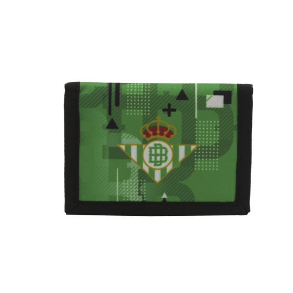Cartera con Velcro Real Betis Balompié Verde y Negro