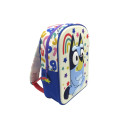 Mochila Guardería 3D Bluey Rainbow