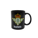 Taza de Cerámica Real Betis Balompié Negra 350 ML