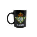 Taza de Cerámica Real Betis Balompié Negra 350 ML