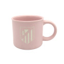 Taza de Cerámica Jumbo Atlético de Madrid Rosa Grabada 430 ML