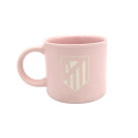 Taza de Cerámica Jumbo Atlético de Madrid Rosa Grabada 430 ML