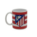 Taza de Cerámica Atlético de Madrid Franjas Horizontales 330 ML